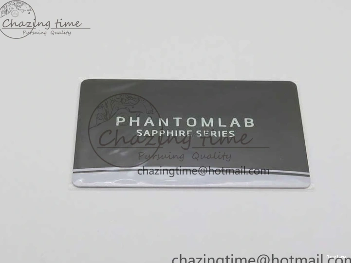 MiroTime 0129 Durable Submariner Phantomlab Transparent KZF Best Edition Blue Moon Dial on White Rubber Strap VR 2564